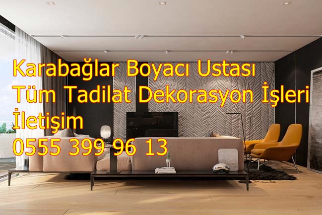 Boyacı Ustası İzmir Alçı Sıva Asma Tavan Kartonpiyer Boya İşleri
