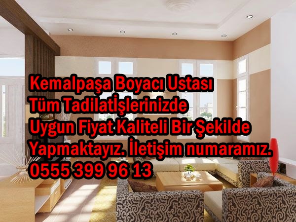 Boyacı Ustası İzmir Alçı Sıva Asma Tavan Kartonpiyer Boya İşleri