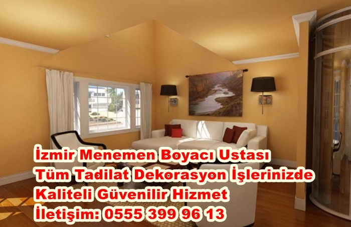 Boyacı Ustası İzmir Alçı Sıva Asma Tavan Kartonpiyer Boya İşleri