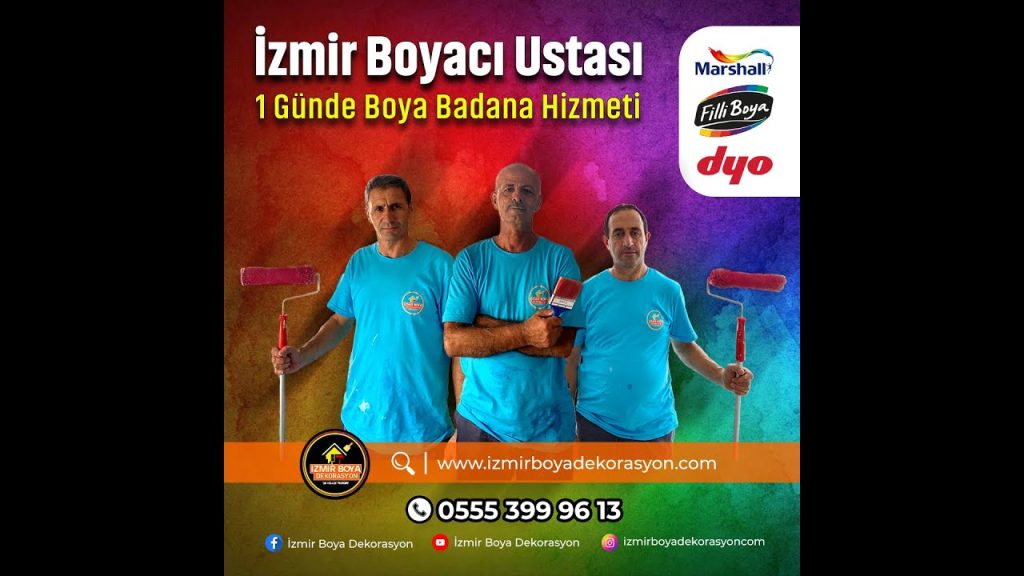 Boyacı Ustası İzmir Alçı Sıva Asma Tavan Kartonpiyer Boya İşleri