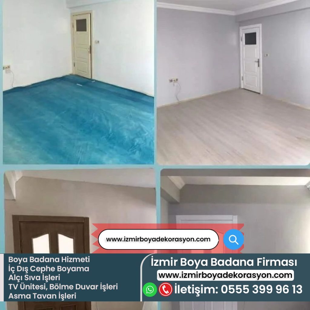 Boyacı Ustası İzmir Alçı Sıva Asma Tavan Kartonpiyer Boya İşleri